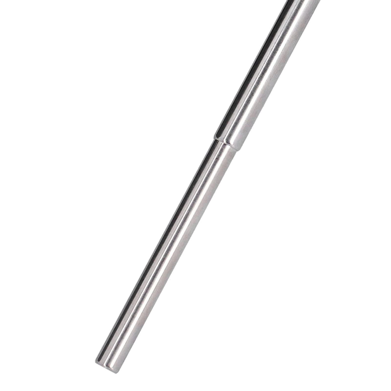 Ironctic Foldable Straw, Easy to Clean Durable Telescopic Drinking Straw with Brush for Drinks for Coffee(Lavender)