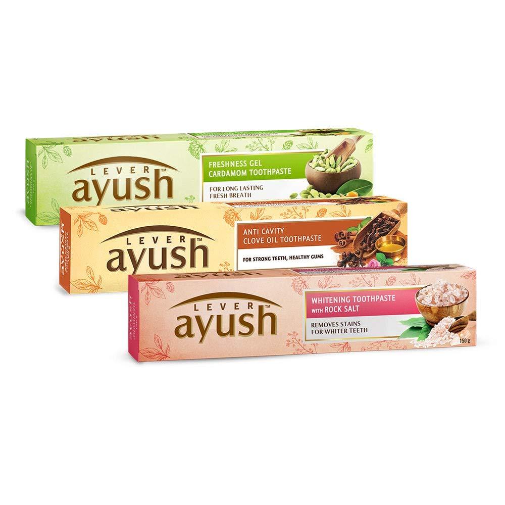 Lever Lever Ayush Anti Cavity Clove Oil Toothpaste - 80 g - Pack of 6