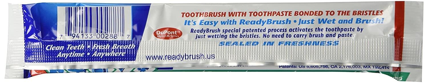 Readybrush Ready Brush Prepasted Disposable Toothbrush 10 count