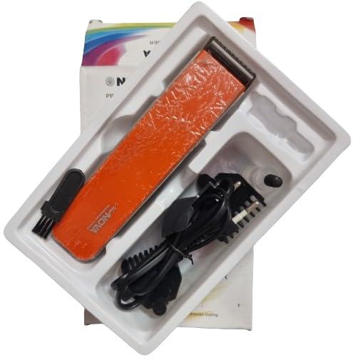 Generic New NOVA Trimmer NS-216 Rechargeable Cordless Men Trimmer Shaver Machine for Beard & Hair Styling For Men (Multi-color), 3 Extra Clip