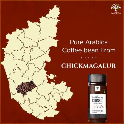 VANALAYA Vanalaya Southern Classic Instant Coffee Chicory Mix of 70% coffee & 30% chicory (50gm)