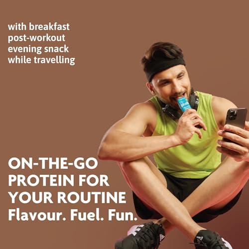 Phab Phab Chocolate Brownie 11G Protein Bars (Pack Of 6), Pea Isolate, High Fiber, No Preservatives For Energy, Fitness & Immunity With Goodness Of Dates & Cocoa Powder, 210 Gm