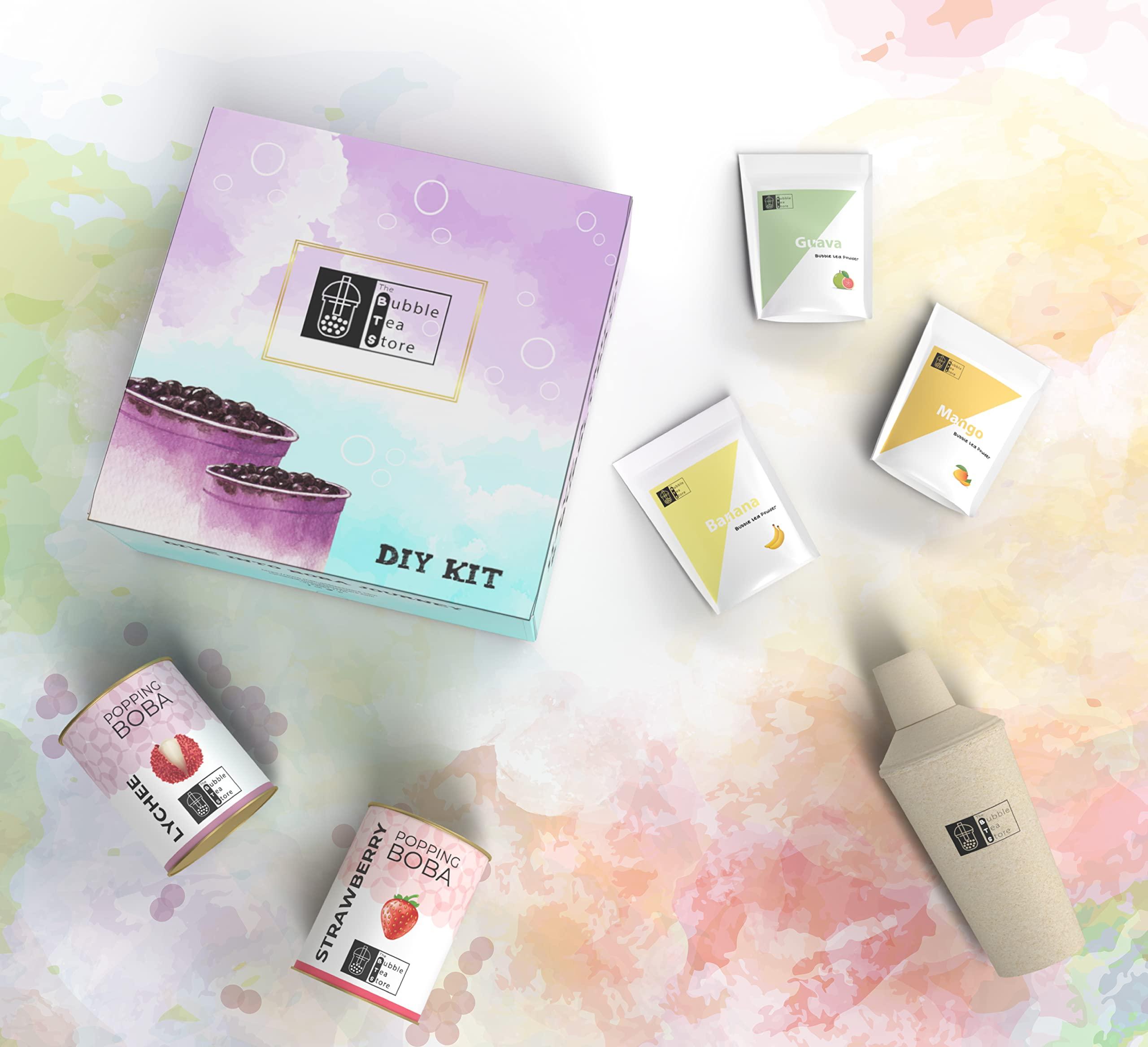 BTSBUBBLETEASTORE BTS - Bubble Tea Store Fruit Loop Bubble Tea Kit | Make Tasty Bubble Tea at your Home