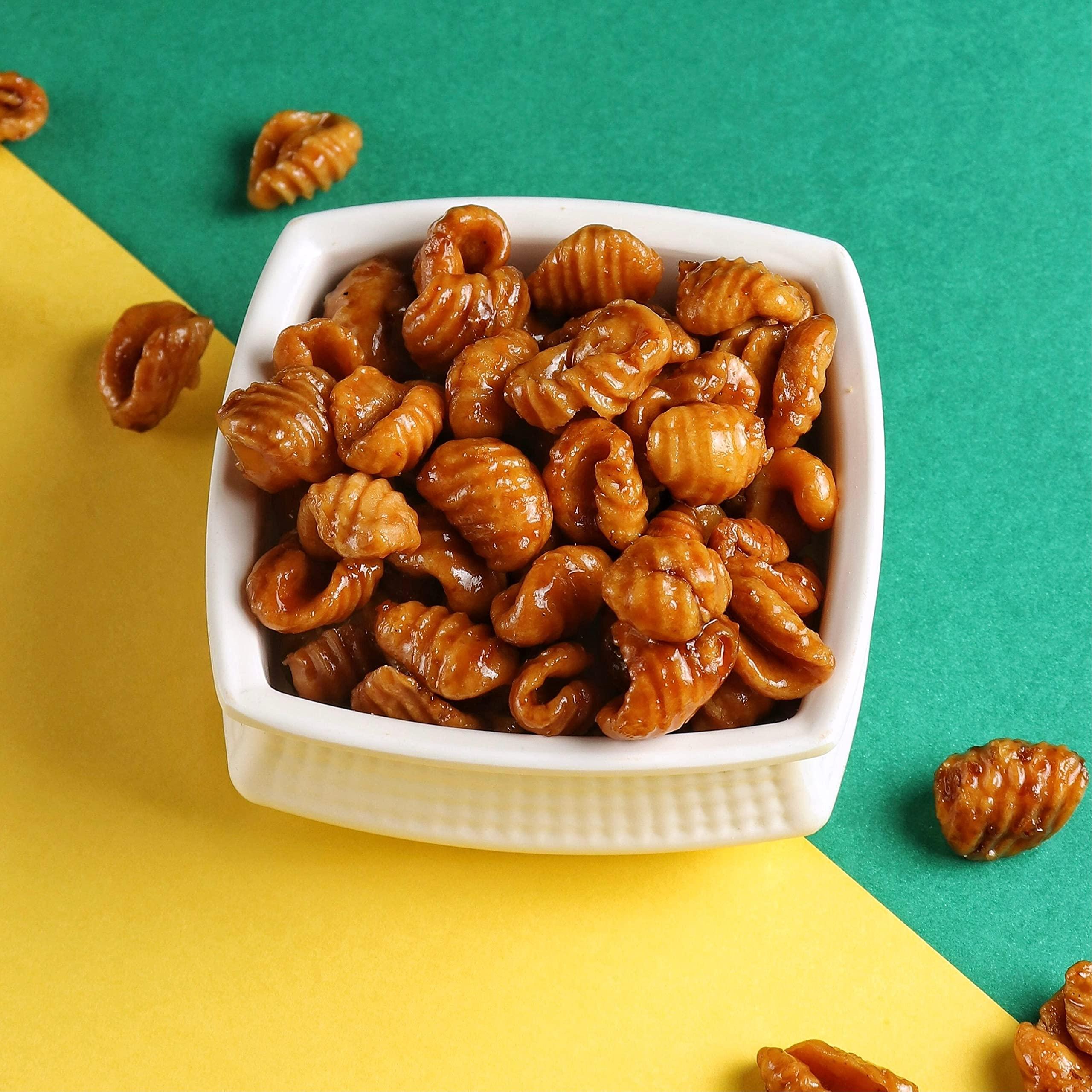 COCAME COCAME Sweet Shells/Bellam Gavvalu/sweet gavvalu/delicious sweet gavvalu/tasty snacks - 500 grms