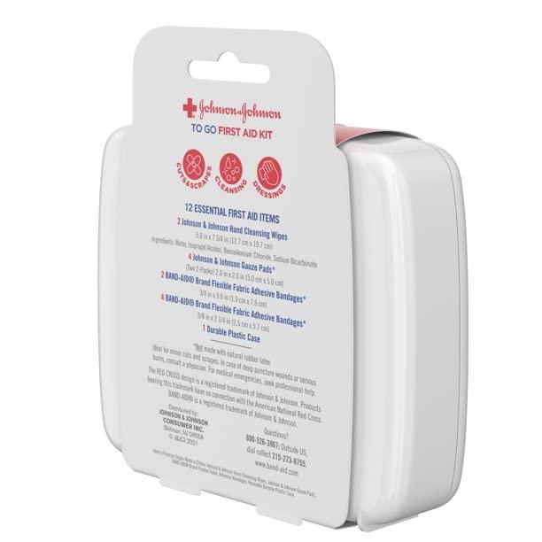 JOHNSON Johnson New 218362 First Aid to Go Kit (-Pack) Wholesale Bulk Health & Beauty Hour