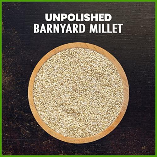 TruNaturals TruNaturals Unpolished Barnyard Millet 1.8Kg | Siridhanya Positive Millet Gluten-Free & Organic | Dr Khader Vali Millets | Sanwa | Jhangora | Kuthiravali | Odalu | Rich in Fibre & Proteins