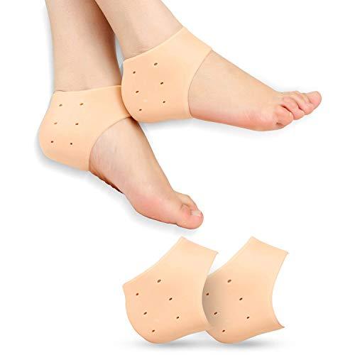 alertmed ALERTMED CRACKED HEEL GELPAD FOR PAIN RELIEF SILICON SOCKS-SET BEIGE UNISEX