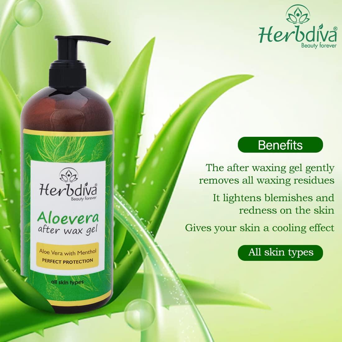 HERBDIVA Herbdiva Aloe Vera After Wax Gel 500ml