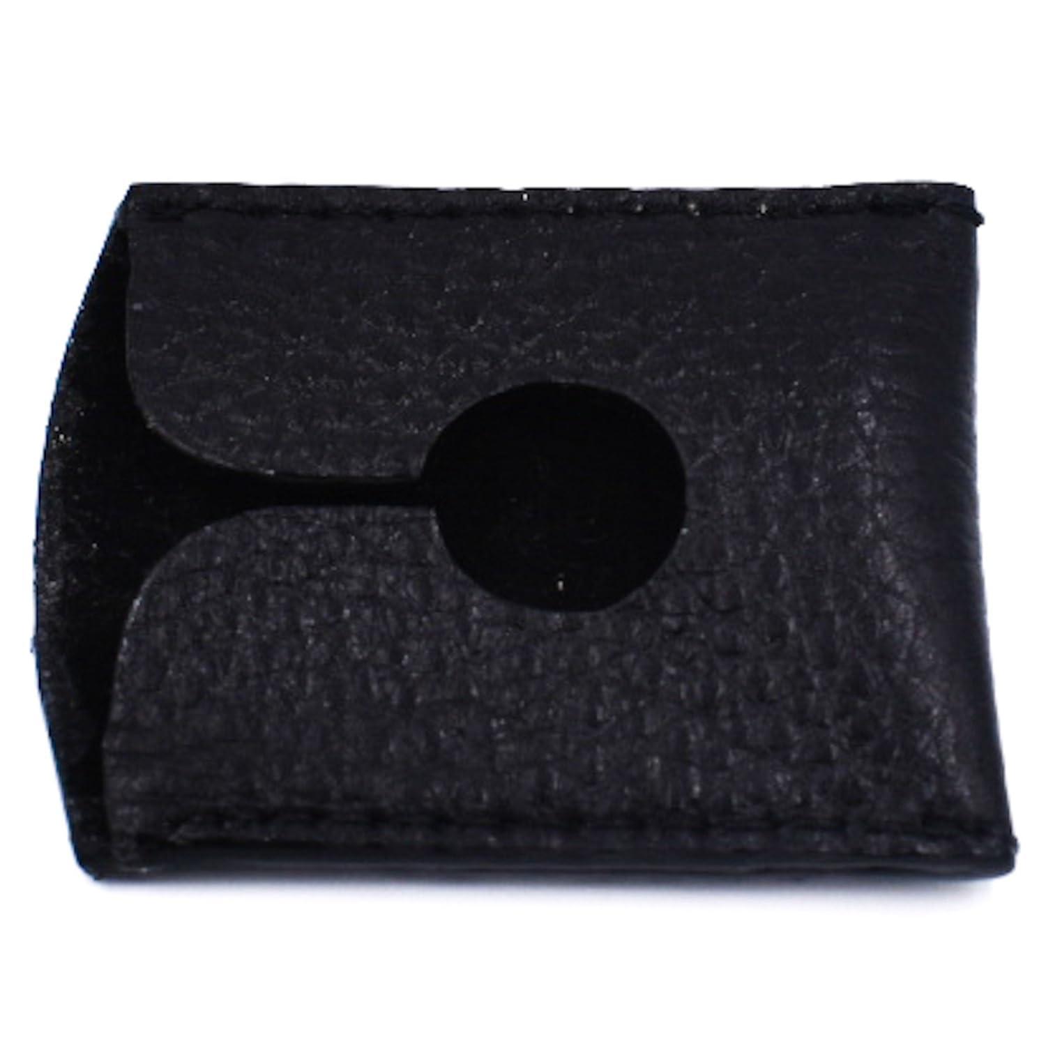 Parker Safety Razor Parker's Genuine Leather Double Edge Safety Razor Protective Sheath/Travel Cover - Fits All Standard Safety Razors - Color: Black