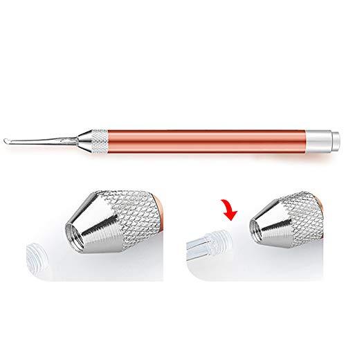 Anjetan Anjetan Ear Tweezer Kit Stainless Steel Light up Ear Cleaner Tool Ear Cleaning Tweezers Kit with Case Ear Pick with Light Ear Spoons Ear Cleaner with