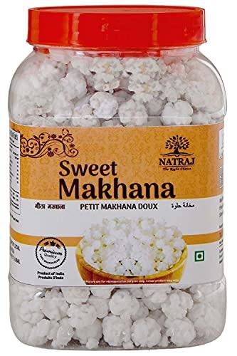 Natraj The Right Choice NATRAJ The Right Choice Special Sugar Makhana|Sugar Balls for Pooja|Prashad Dana|Sweet Makhana -(Pack of 2 x 500g Each)=1000g
