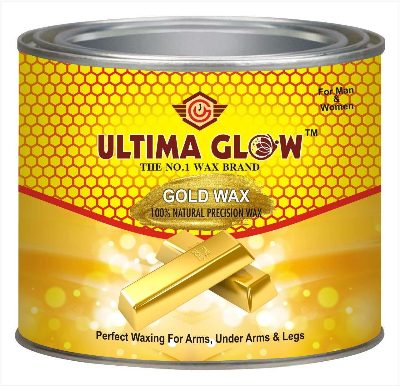 ULTIMA GLOW ULTIMA GLOW gold wax 600g Hard Wax Beans For Beauty Skin soft wax all skin
