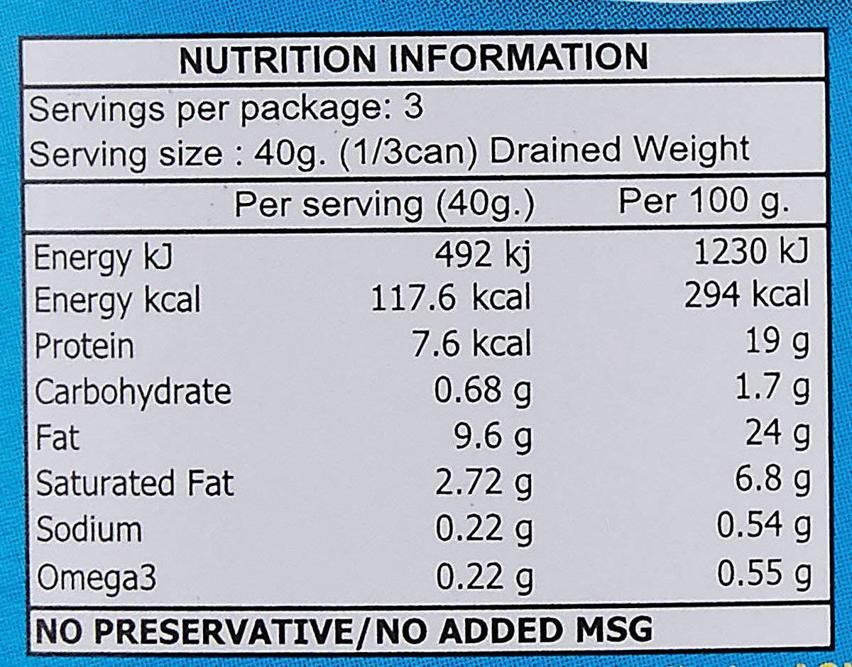 Golden Prize Golden Prize Canned Sardine in Natural Oil, 200g (Pack of 2)