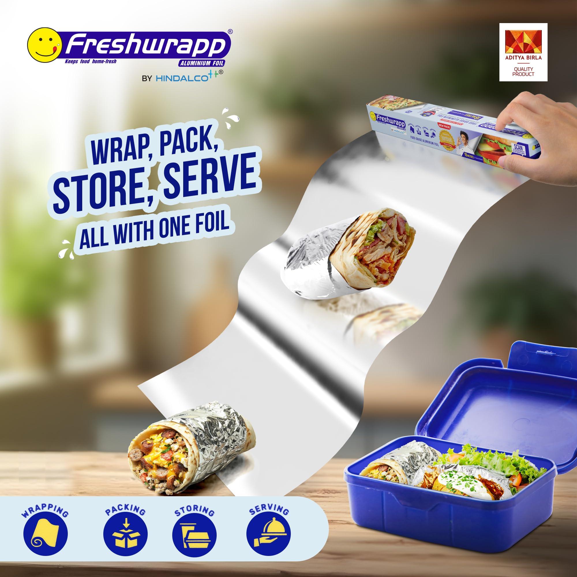 HINDALCO Freshwrapp 18 m Standard Aluminium Foil