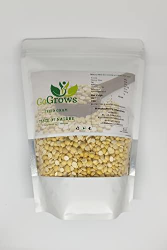 GOGROWS GOGROWS Natural Fried Gram | Roasted channa Dal | Fried Udacha kadalai | Pottukadalai, 1 kg