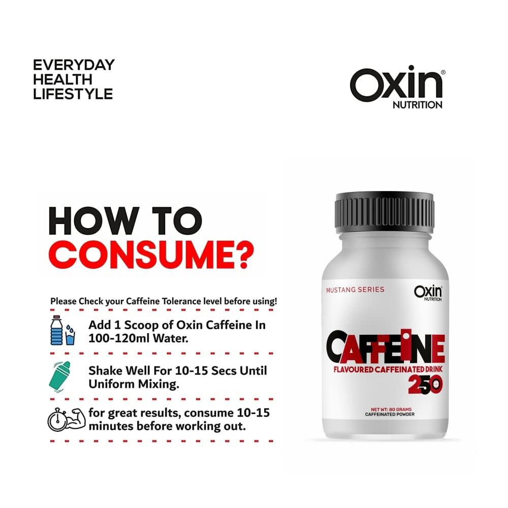 Oxin Nutrition – Desire to be distinct Oxin Nutrition Desire to be distinct Caffeine 250 Pre Workout Natural Caffeine Powder Supplement 40 Servings (Orange)