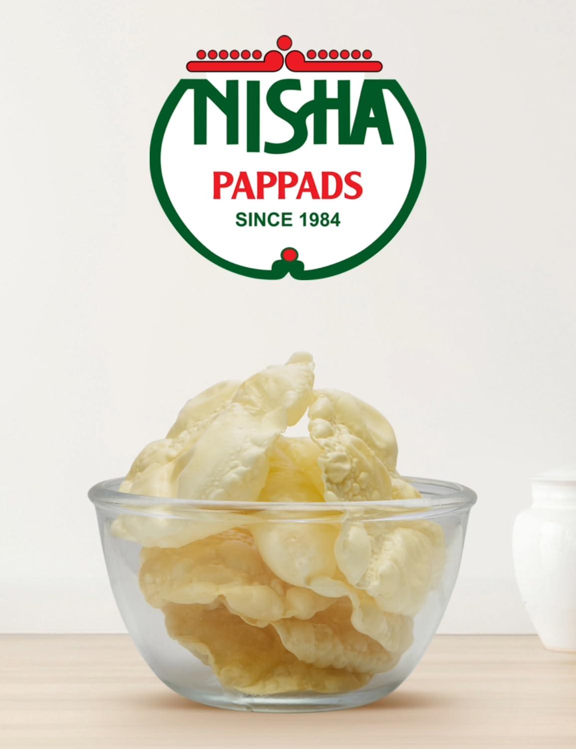 Nisha Pappads Nisha Pappads Hygienic Real Traditional Kerala Taste PAPPADAM - 250 g - 4.5 Inch - Machine made