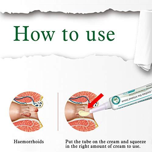 Cherioll Cherioll Hemorrhoid Cream, Haemorrhoids Treatment, Hemorrhoid Relief,for Hemorrhoids Fissures Bleeding, 20g2 (Assistant tub 4Pcs)