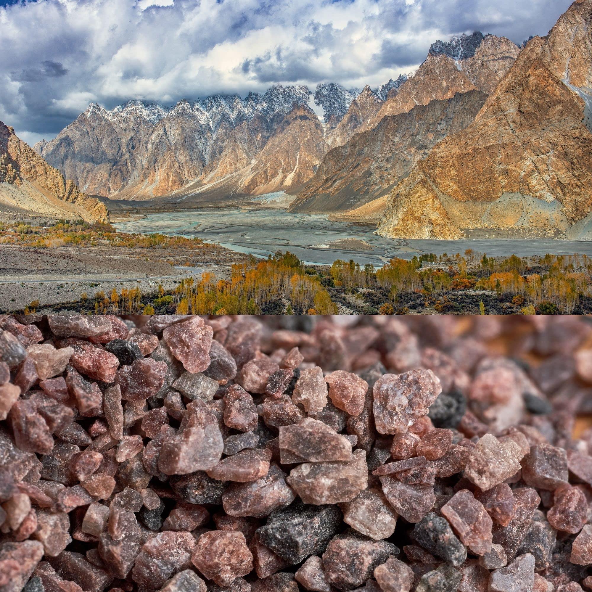 Herbal Platter Herbal Platter Himalayan Black Salt (Kala Namak) 100% Pure & Natural Rock Salt 100g Spice Jars with Sprinkler