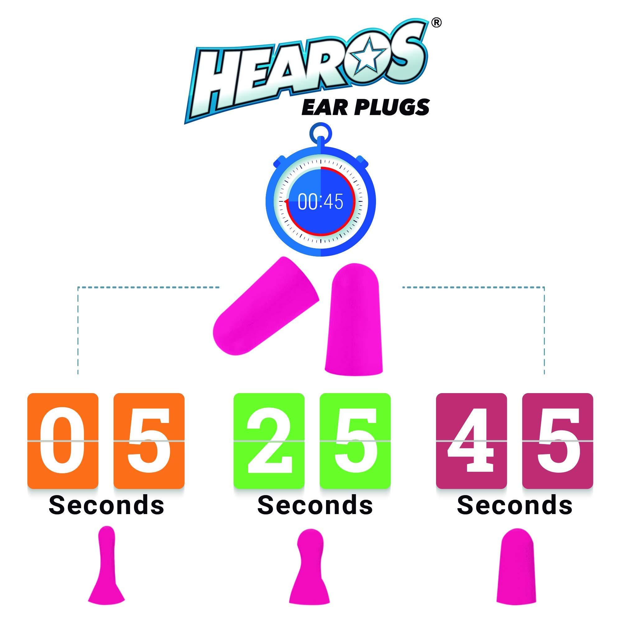 HEAROS Sleep Pretty in Pink Earplugs