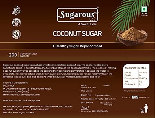 Sugarous Sugarous Coconut Sugar Sachets (200 Sachets)
