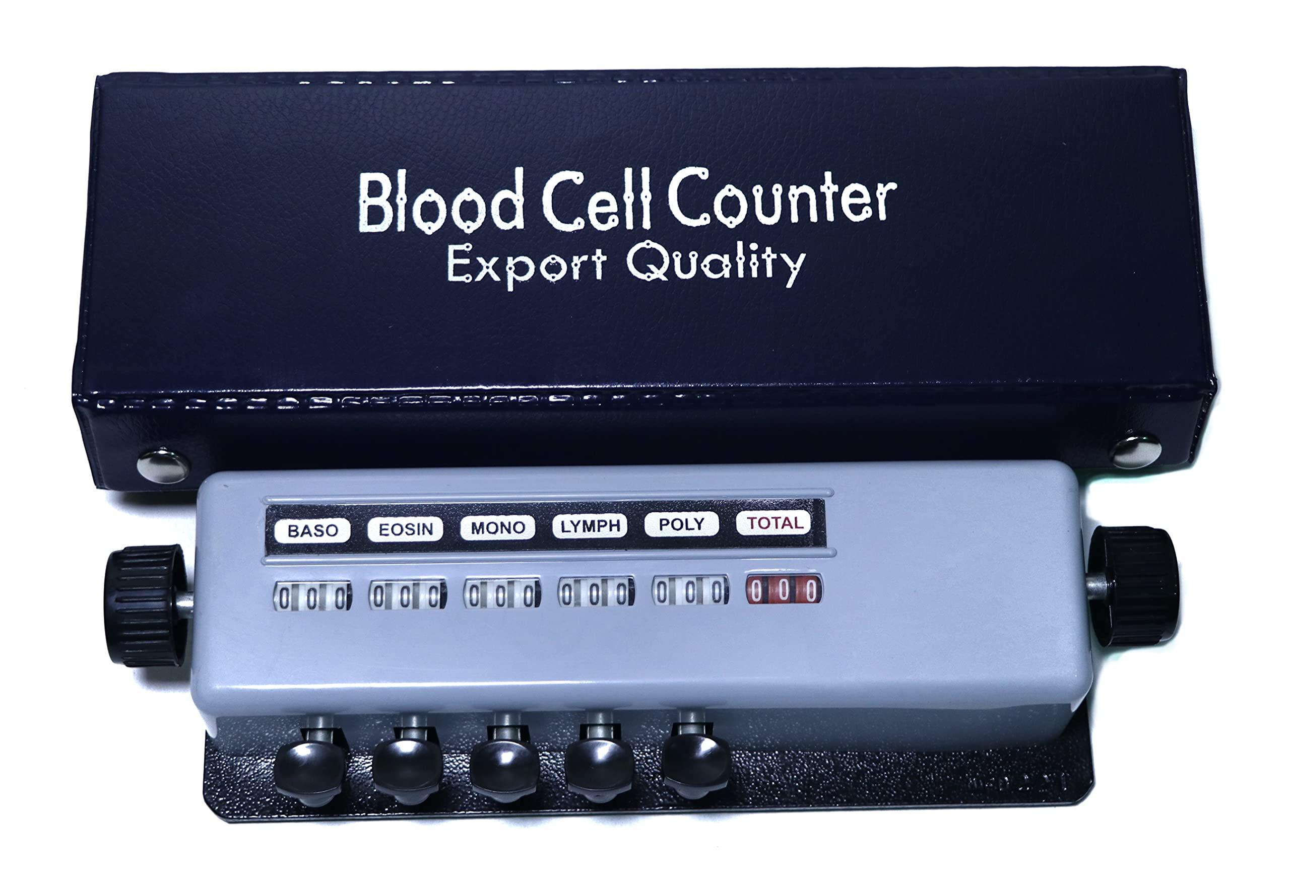 SHASALES SHASALES Blood Cell Counter Machine Manual (5 Key) for Blood Cell Counting and Simple computations, Including Percentage, Grey in Colour Pack of 1