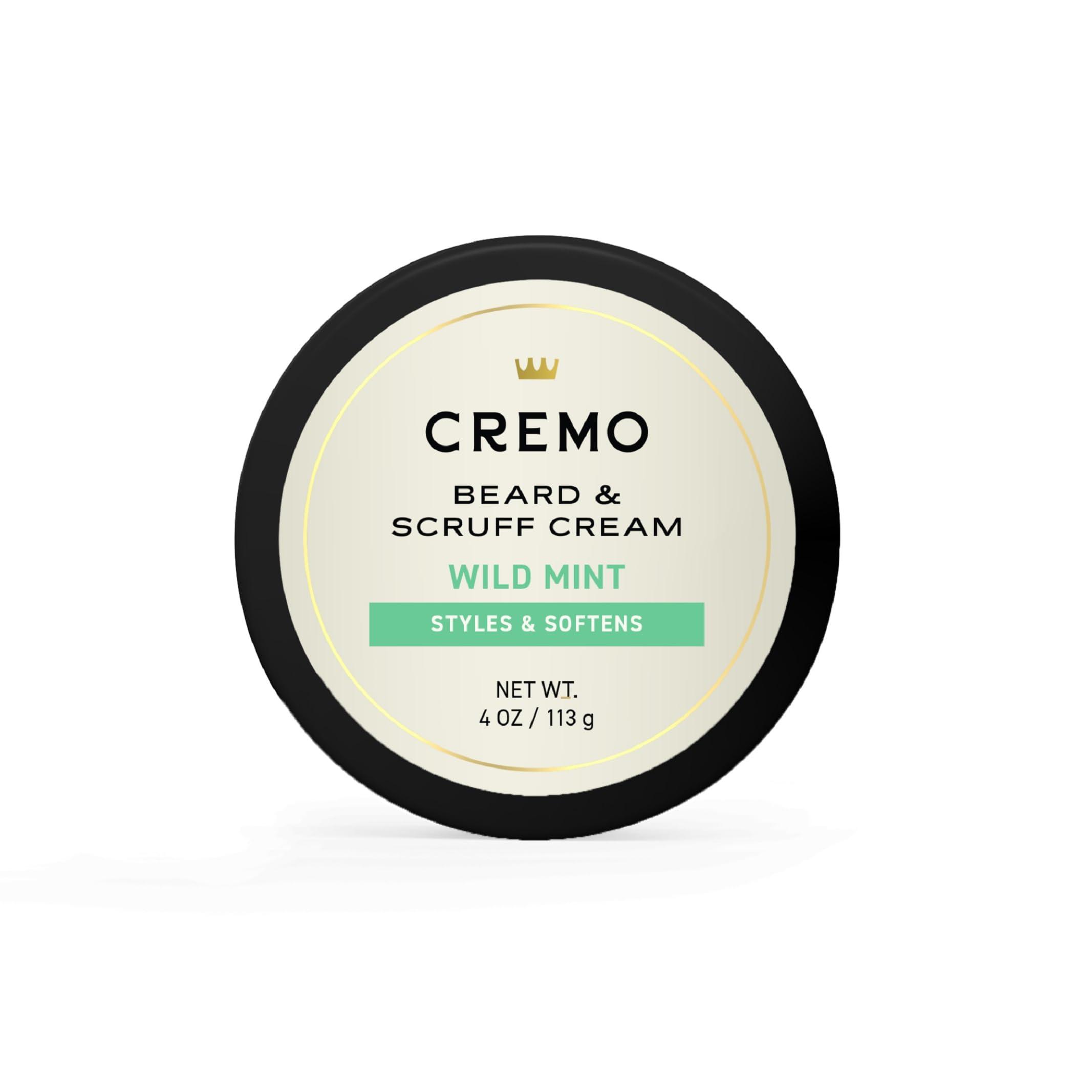 Cremo Cremo Beard & Scruff Cream, Astonishingly Superior, Best for all Lengths of Facial Hair, 4 oz Can