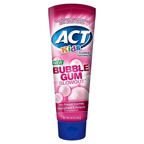 ACT ACT Kids Bubblegum Blowout Toothpaste 4.6 ounce (Pack of 2)