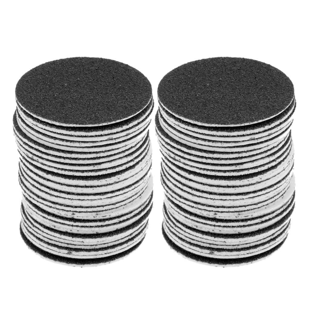 CALANDIS CALANDIS 60Pcs Replacement Sandpaper Discs Pad for Electric Foot File Callus Remover