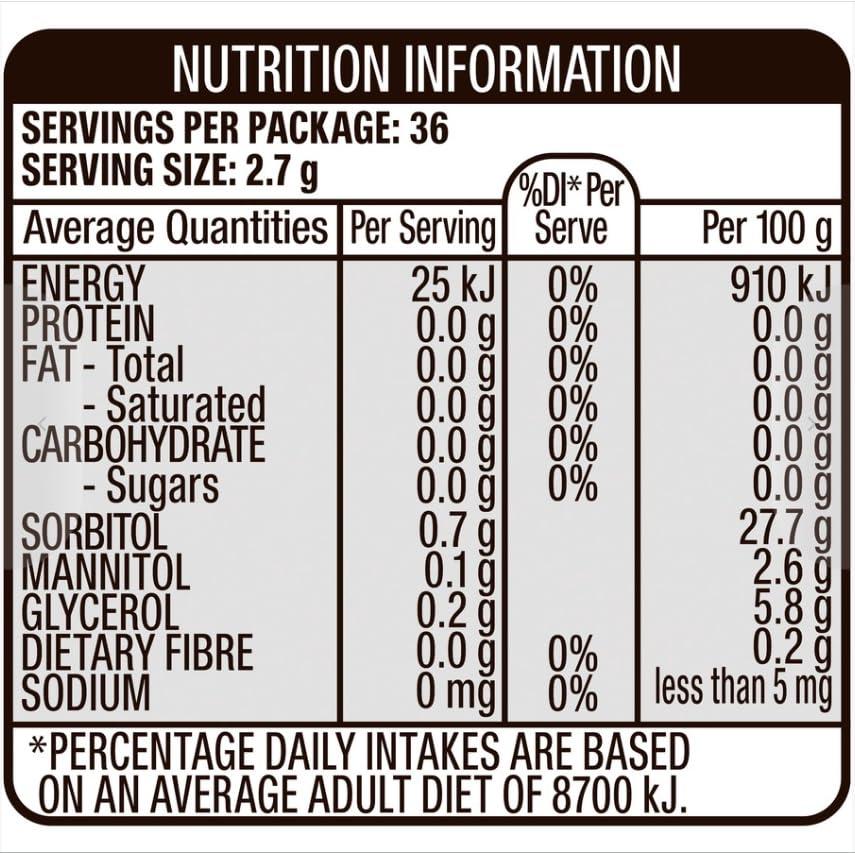 Generic Wrigley\'s Sugar Free 5 Gum Sweet Mint Flavoured Chewing Gum 3 x 12 Piece Packs 96gm