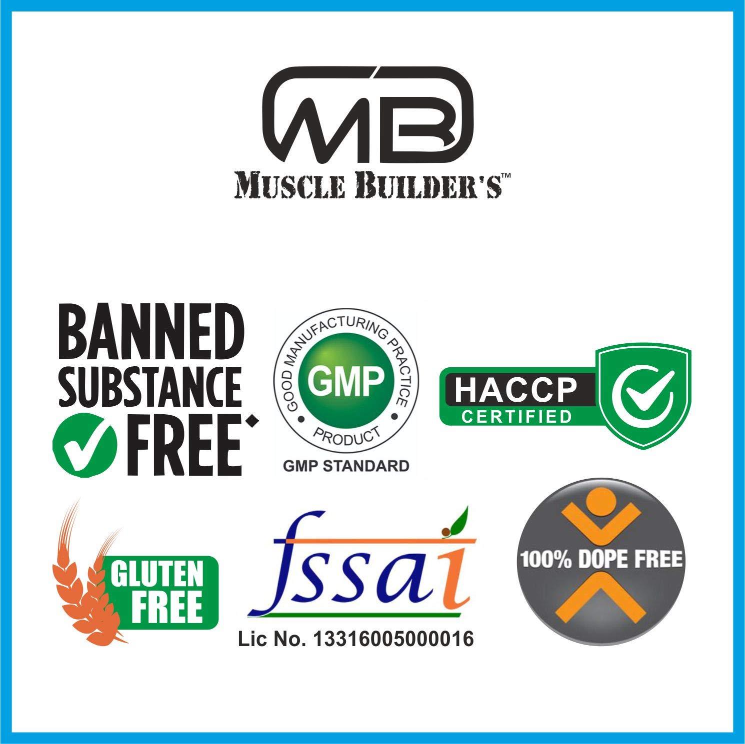 M B Muscle Builder\'s M B Muscle Builder\'s The Wolf Pre Workout Gym Supplement to Boost Your Energy & Performance/Body Building Powder for Men & Women [30-60 Servings, Mix Berries, 255g]