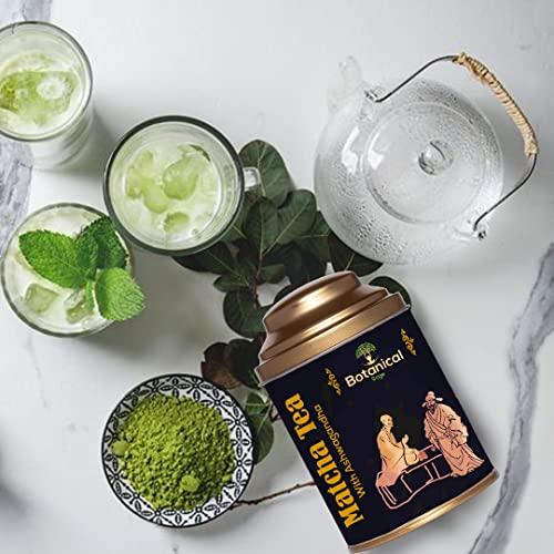 Botanical Sage Botanical Sage- Ashwagandha Matcha Green Tea 100g | Rich In Antioxidant | Japanese Matcha Green Tea With Ashwagandha | Selected | Luxury Tea