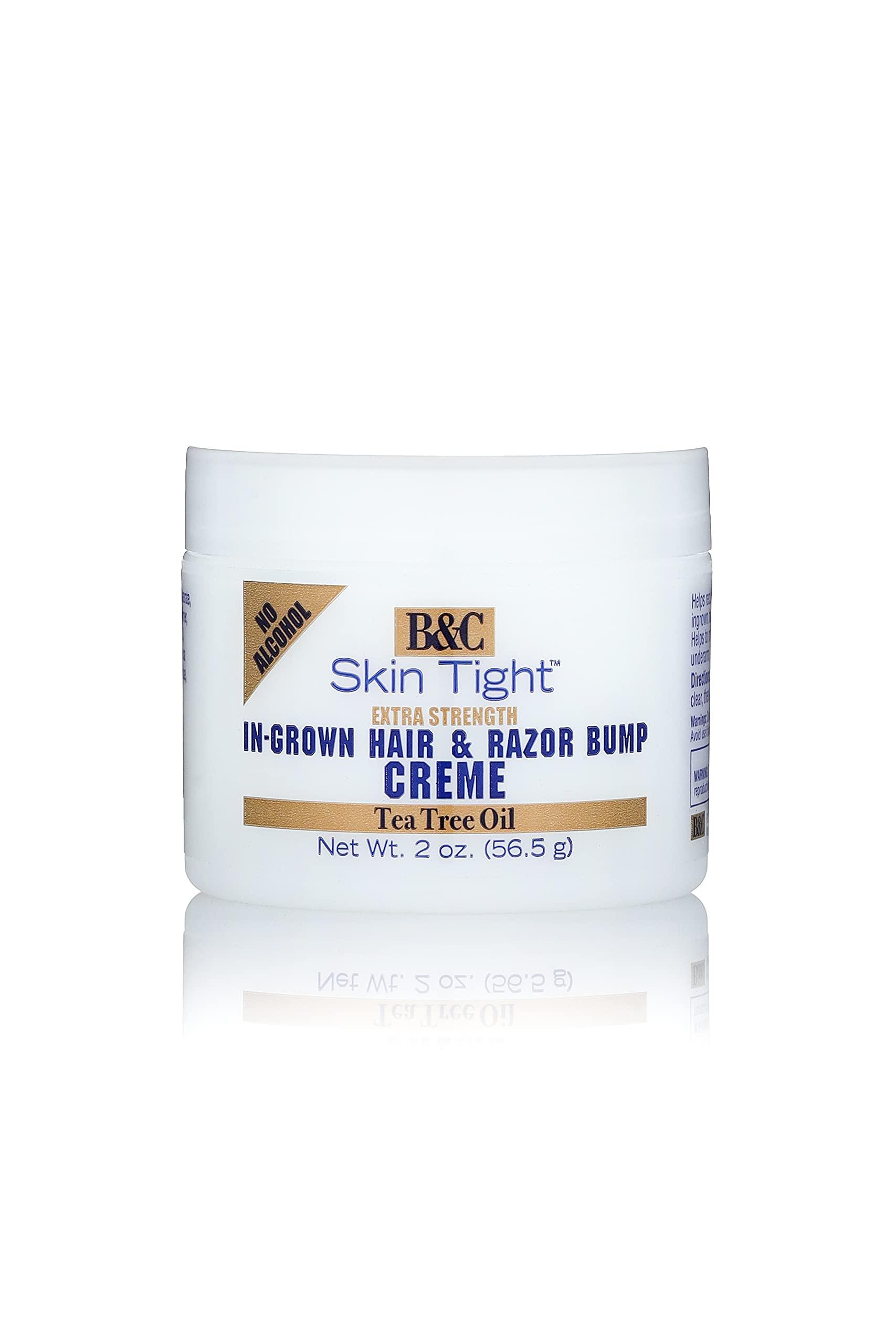 B&C Skin Tight B&C Skin Tight In-Grown Hair and Razor Bump Creme Extra Strength, 2 Ounce