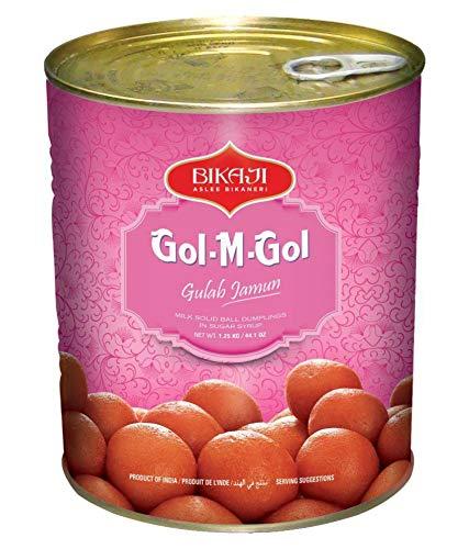 Bikaji Bikaji Gulab Jamun (GOL-M-GOL) 1.25kg, Tin