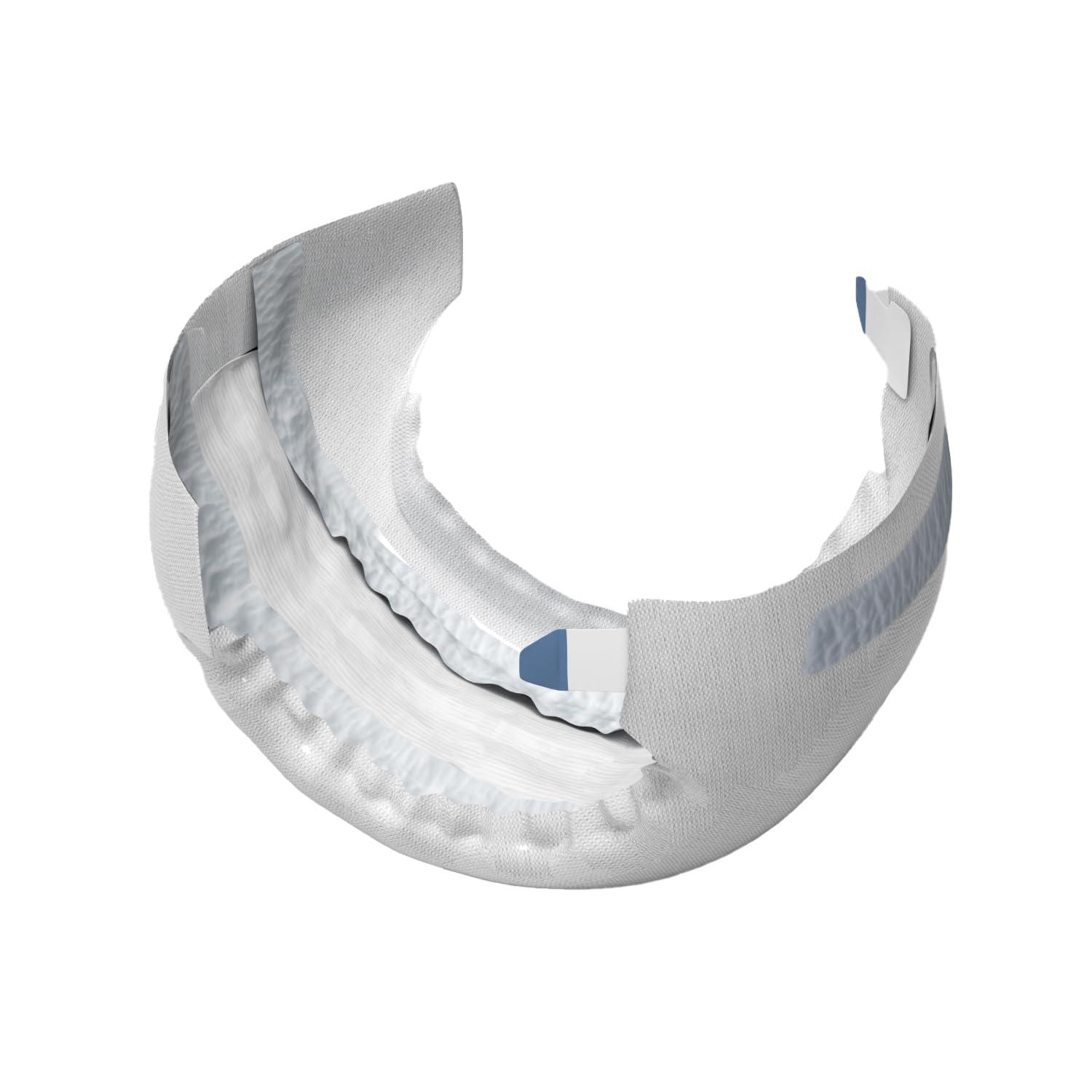 noren Noren Adult Diaper Tape Style, 50 Pieces - Medium, Waist Size (28-47 inches) - Advanced Leak Protection, Cotton Soft Material, Odour free, Senior Citizen Products, Unisex- Pack of 5