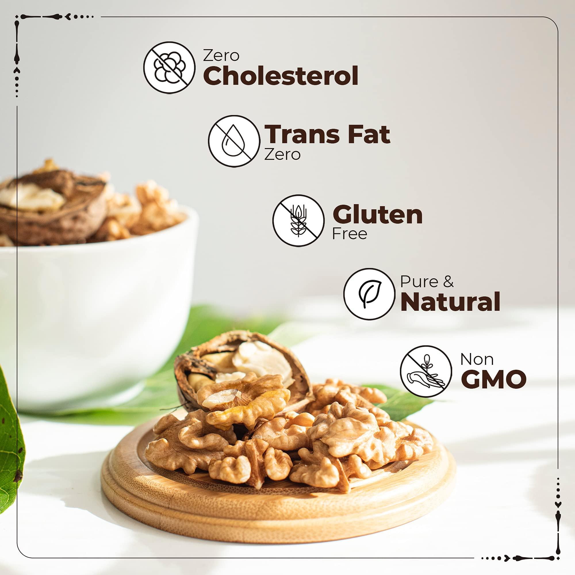 ORION ORION O\'Rice Cracker - Premium Baked Korean Snack, Pack of 4 x4 | Healthy snack & Happilo Deluxe 100% Natural Dried Kashmiri Walnut Kernels 200g