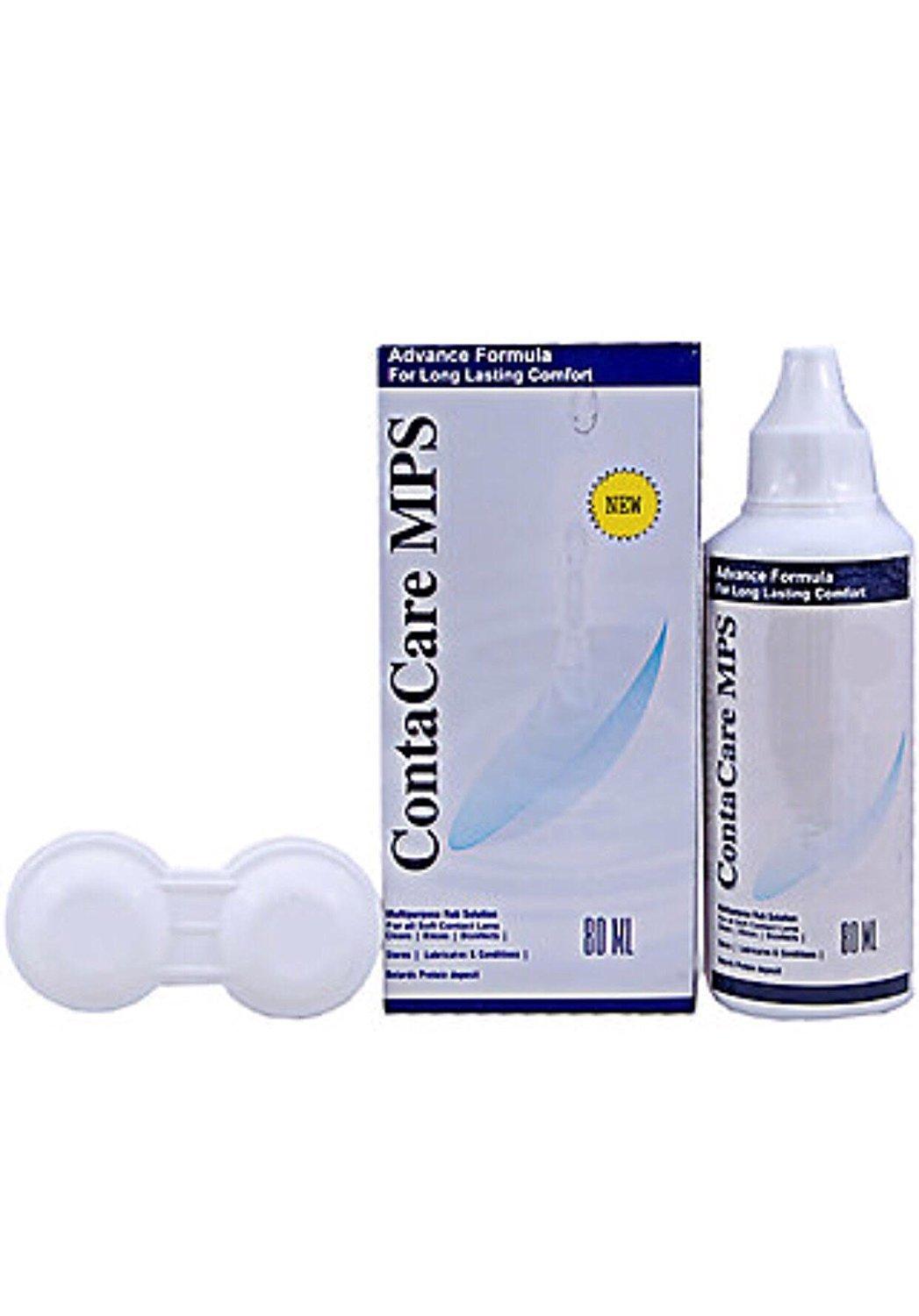 SOFT EYE Soft Eye Deep Blue Monthly Contact Lens with Case and Solution By T&R Lens