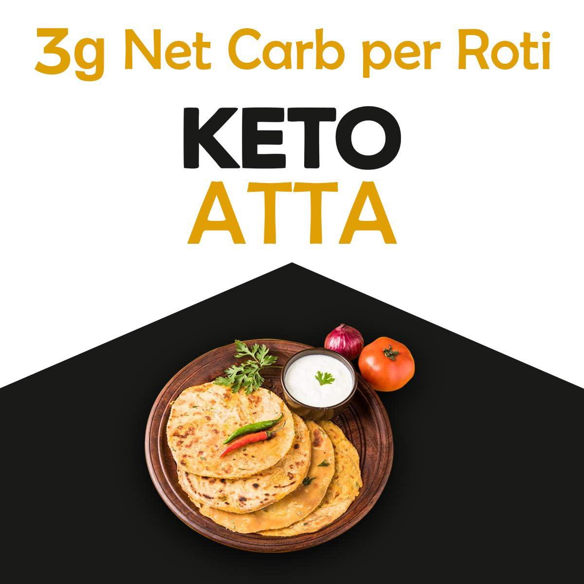 NutroActive NutroActive Keto Atta Extremely Low Carb Flour - 1kg (Pack of 3)
