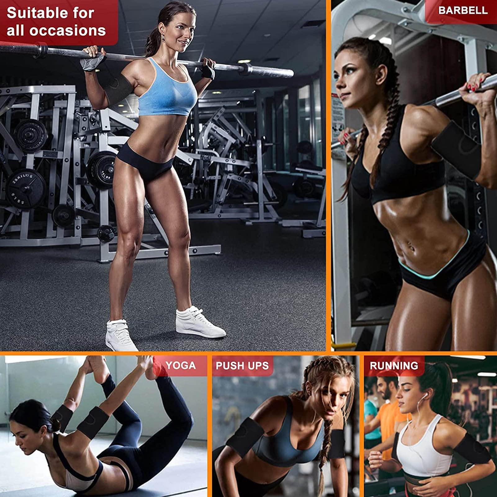 CURLEE Upper Arm Compression, Reliable Stabilization Pressure Pain Relief Upper Arm Sleeve for Tendonitis