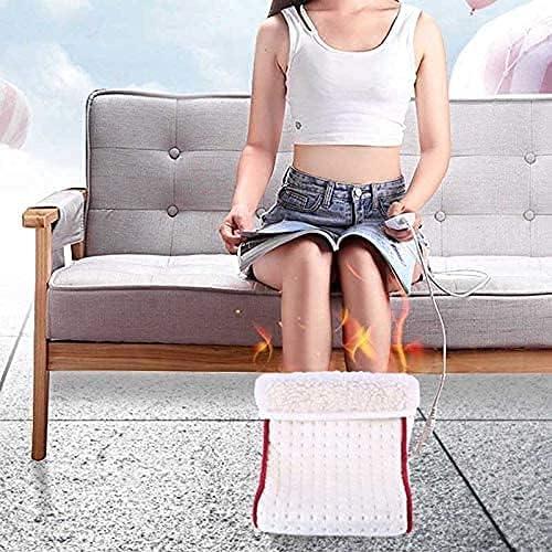 VBM VBM Electric Foot Warmer Massager With Adjustable Temperature 5 Heat Setting Massage Foot Warmer For Feet Relax&Fatigue Relief For Men&Women Foot Heating Pad Fast Heating Technology Washable