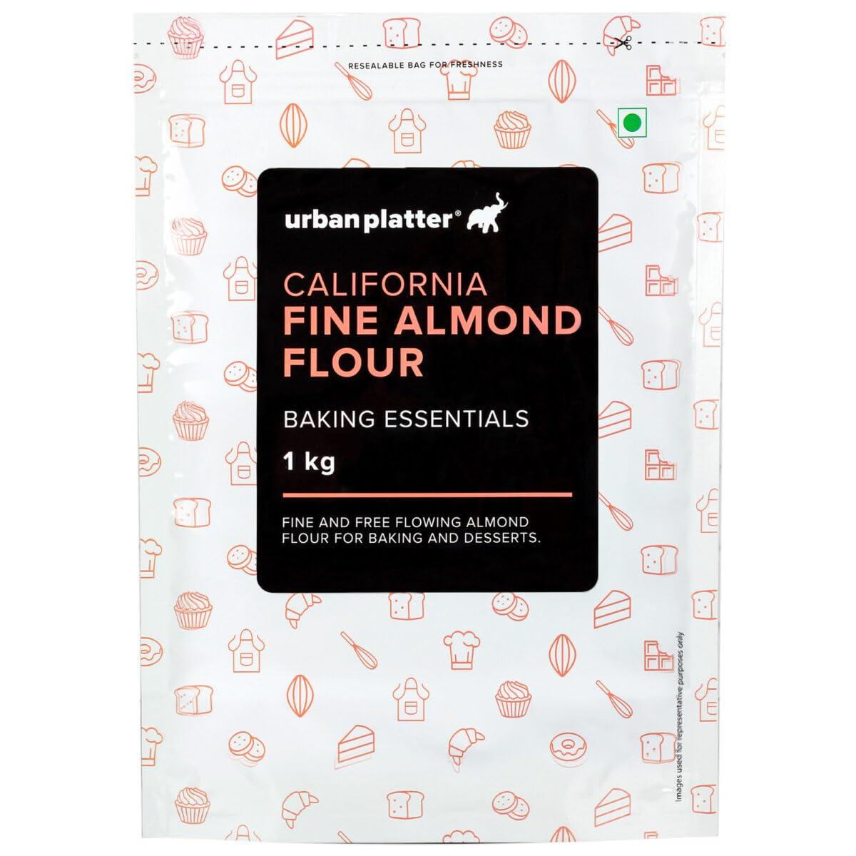 urban platter Urban Platter Fine California Almond Flour, 1Kg [Keto-Friendly, Naturally Protein-Rich, Blanched Almond Fine Powder]