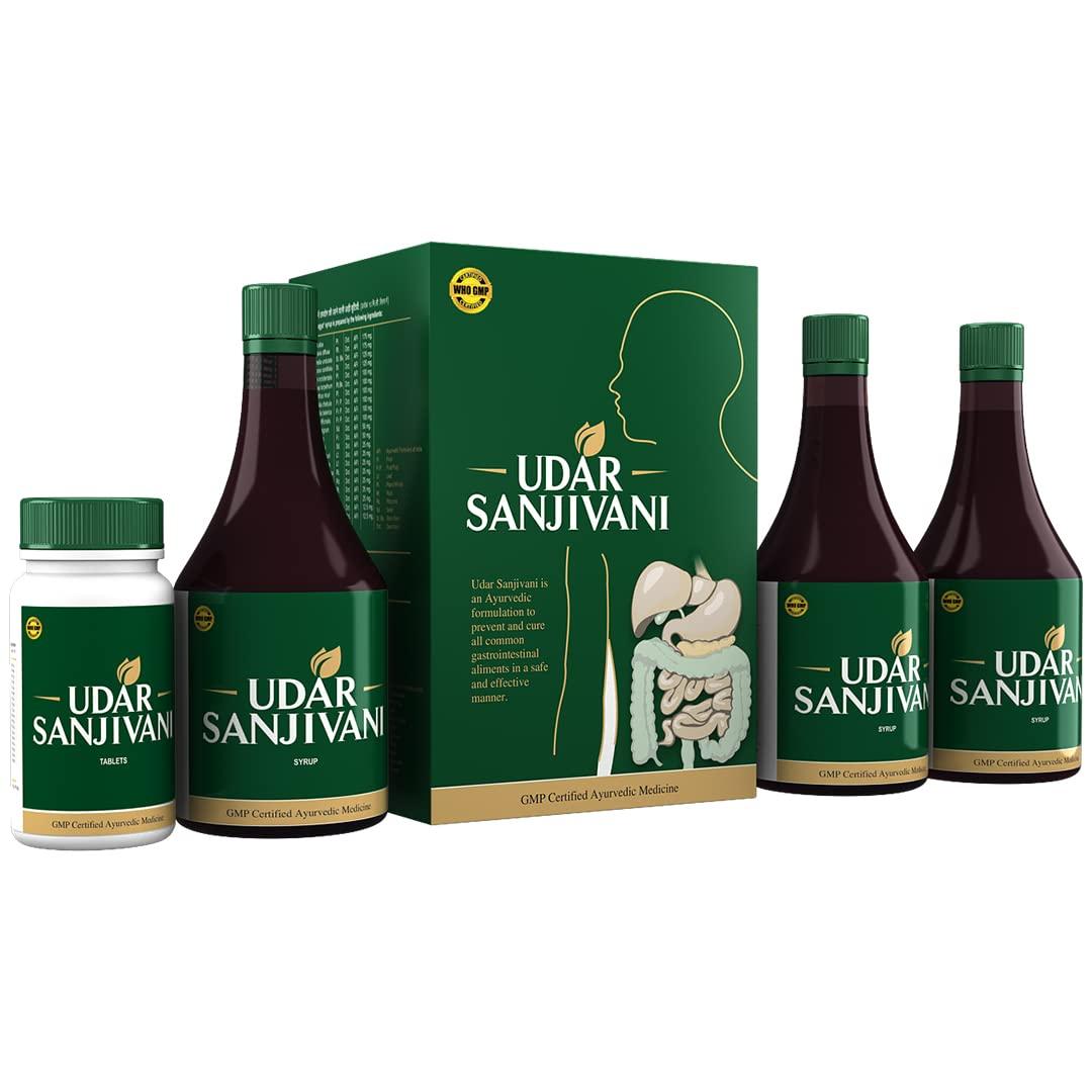 NavaFresh Basics Udar Sanjivani Ayurvedic Gut Relief Formula Relieves Indigestion Constipation Bloating