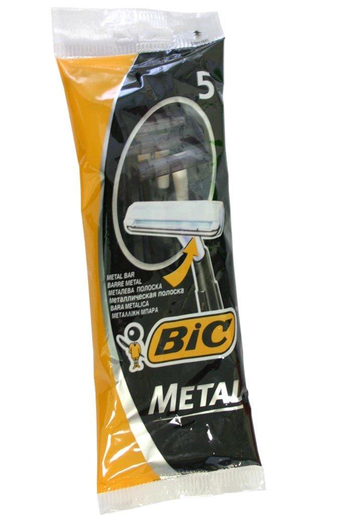 BIC Bic Metal Men\'s Disposable Shaving Razors, 5-Count x 5 Packs