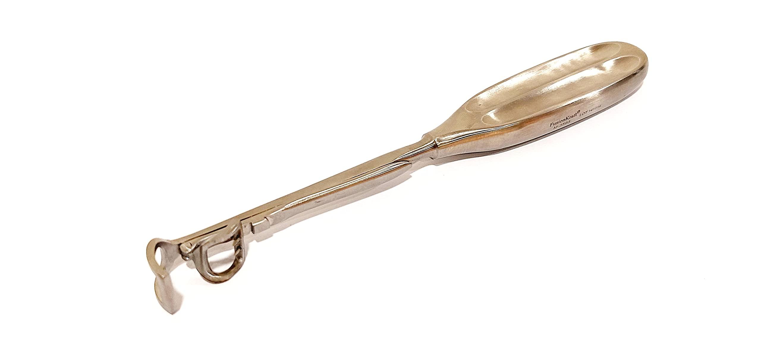 FusionKraft FusionKraft St. Clair Thompson Adenoid Curette, (For Tonsillectomy & Adenoidectomy) 12mm, 8.5\"