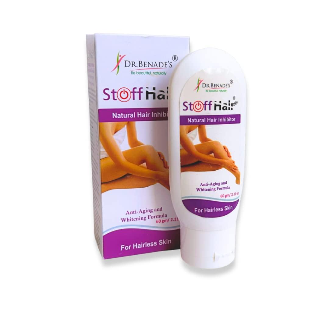 Stoffhair Stoffhair Dr. Benade\'s Cream Hair Inhibitor For Women - Permanent Hair Removal And Body Hair Growth Retarding For Women And Men - Remove Unwanted Facial Hair Without Laser Treatment.