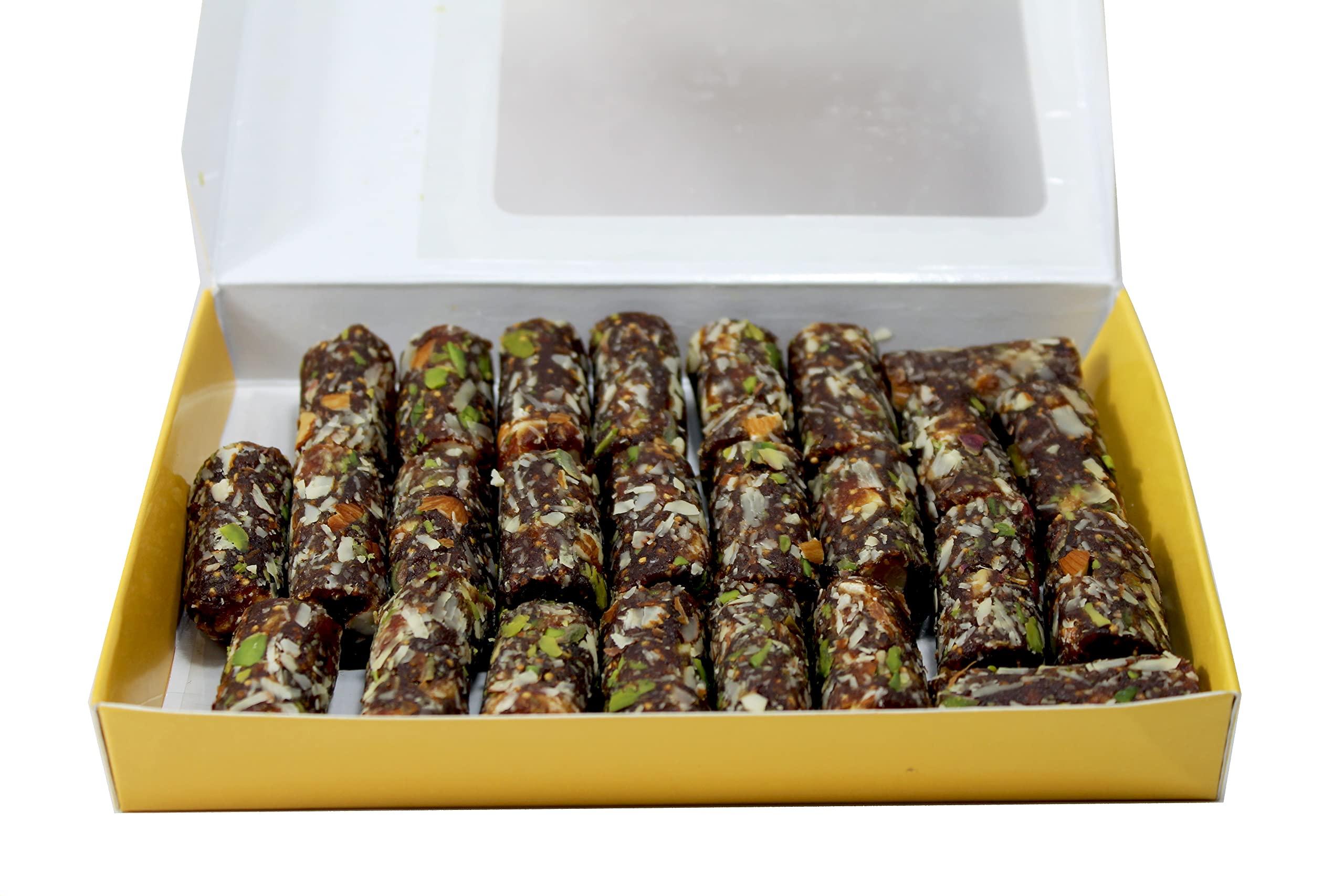 Swiss Naturals Swiss Naturals Anjeer Roll | Sugar Free Fig Barfi, 400g [ Dried Figs, Dry Fruits ]