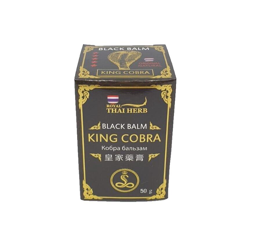 HANI PO HANI PO Royal thai herb brand thai black Snake black 50g - Pack of 1 - Thailand ProductPain relief balm | Oil for elder women | Men Pain relief balm for adult | Pain relief oil for women | Mens | Pain relief balm for girls | boys - Imported Products