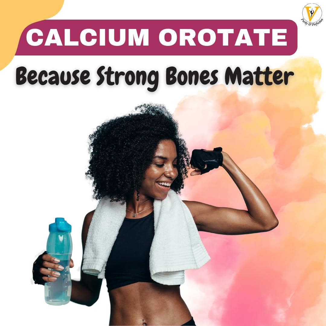 Virgo Healthcare Virocal - Calcium Orotate + Vitamin D3 + Zinc Supplement for Bones & Muscle Strength 30 Tablets (Pack of 3)