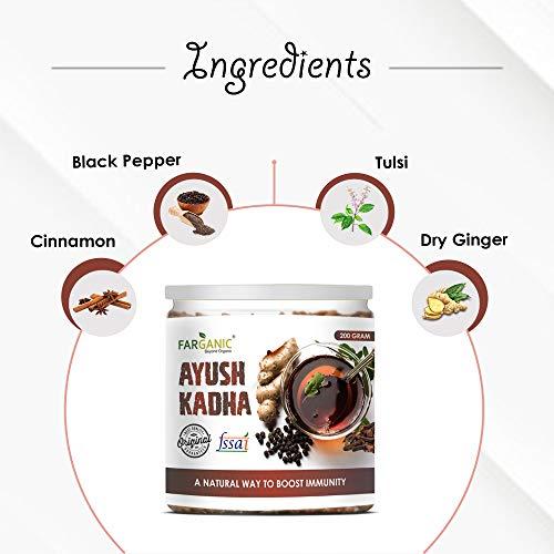 FARGANIC FARGANIC Ayush Kadha Mix / Kwath Powder for Immunity Booster - 800 GM (200X4)
