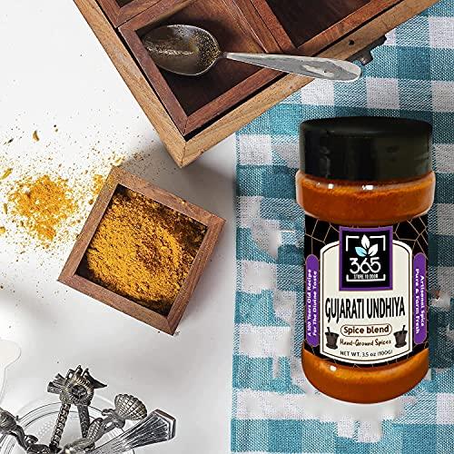 365 STORE TO DOOR 365 STORE TO DOOR Indian Spice – Gujarati Undhiya Masala, 100 gm | Homemade Powdered | for Healthy Cooking | Ready to use | All Seasonings Spices | Pure & Hygiene | Spice Mix – Pack of 1